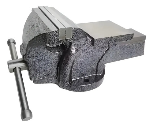 Morsa De Banco Konan Kmo/3 90x75mm Con Yunque Profesional Fija Gris