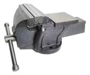 Morsa De Banco Konan Kmo/3 90x75mm Con Yunque Profesional Fija Gris