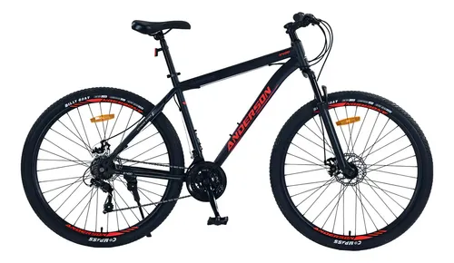 Bicicleta Anderson Acero S400 R29" X 20" Negro/Rojo