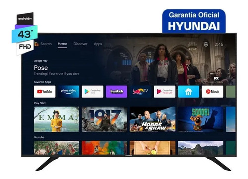 Smart Tv Hyundai 43 FHD Led Android TV (HYLED-43FHD8A)