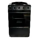 Cocina Vitta 52x86x52cm G/E M. Puerta de Vidrio 4 hornallas