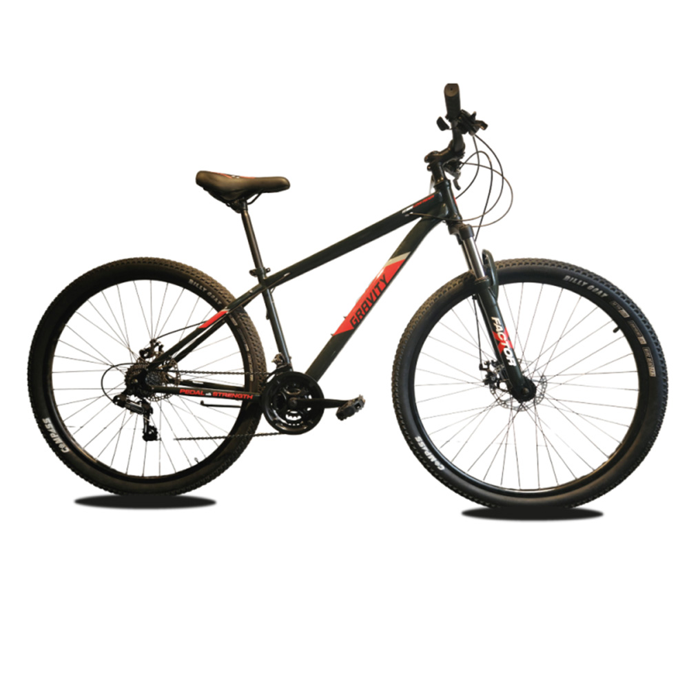Bicicleta MTB Gravity Lowrider R29 S 7 Vel Unisex Negro/Rojo