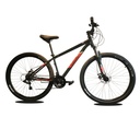 Bicicleta MTB Gravity Lowrider R29 S 7 Vel Unisex Negro/Rojo