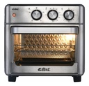 Horno Freidora De Aire Eiffel 15 Litros 2 En 1 Acero Inoxidable