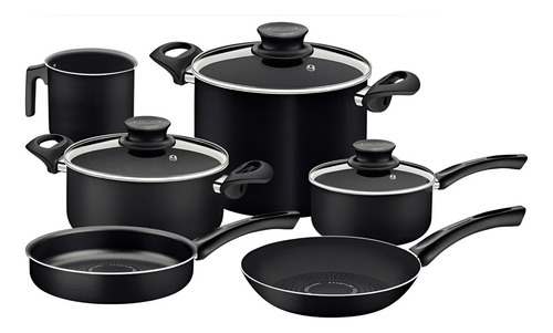 Bateria De Cocina 9 Piezas Paris Tramontina Teflon Samihome