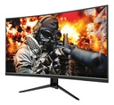 Monitor Gamer Curvo De 27 Pulgadas Fhd 180hz C/luz Kanji