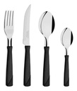 Juego De Cubiertos Tramontina Set Cubiertos X24 New Kolor Negro - 24