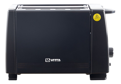 Tostadora Electrica Vitta 900w 2 Panes 6 Niveles Full Negra