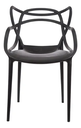 Silla De Comedor Allegra Allegra, Estructura Color Negro