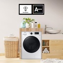 Lavarropas Automático Inverter Samsung Carga Frontal 9.5kg 1400rpm Blanco
