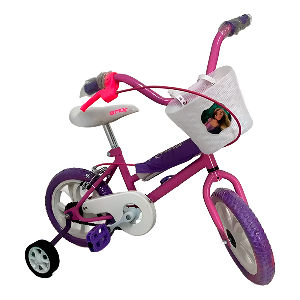 Bicicleta R12 Cross Infantil Nena Futura Color Rosa