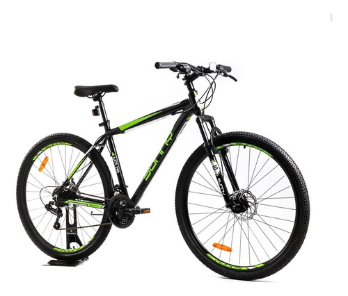 Bicicleta Sunny Modelo Mts 290 Rodado 29 Negro Verde Ml