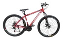 Bicicleta MTB Lamborghini Shimano R29 M45L TZ31 Rojo/Negro