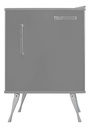 Heladera Telefunken Blanco/gris/rojo 48l Con Congelador.