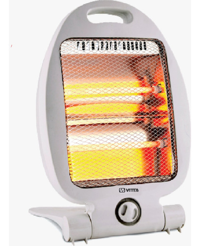 Estufa Halogena Vitta 2 Velas 800w Vit-302 Blanco