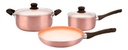 Juego De Baterias Hudson X 5 Piezas - Antiadherente Cobre.