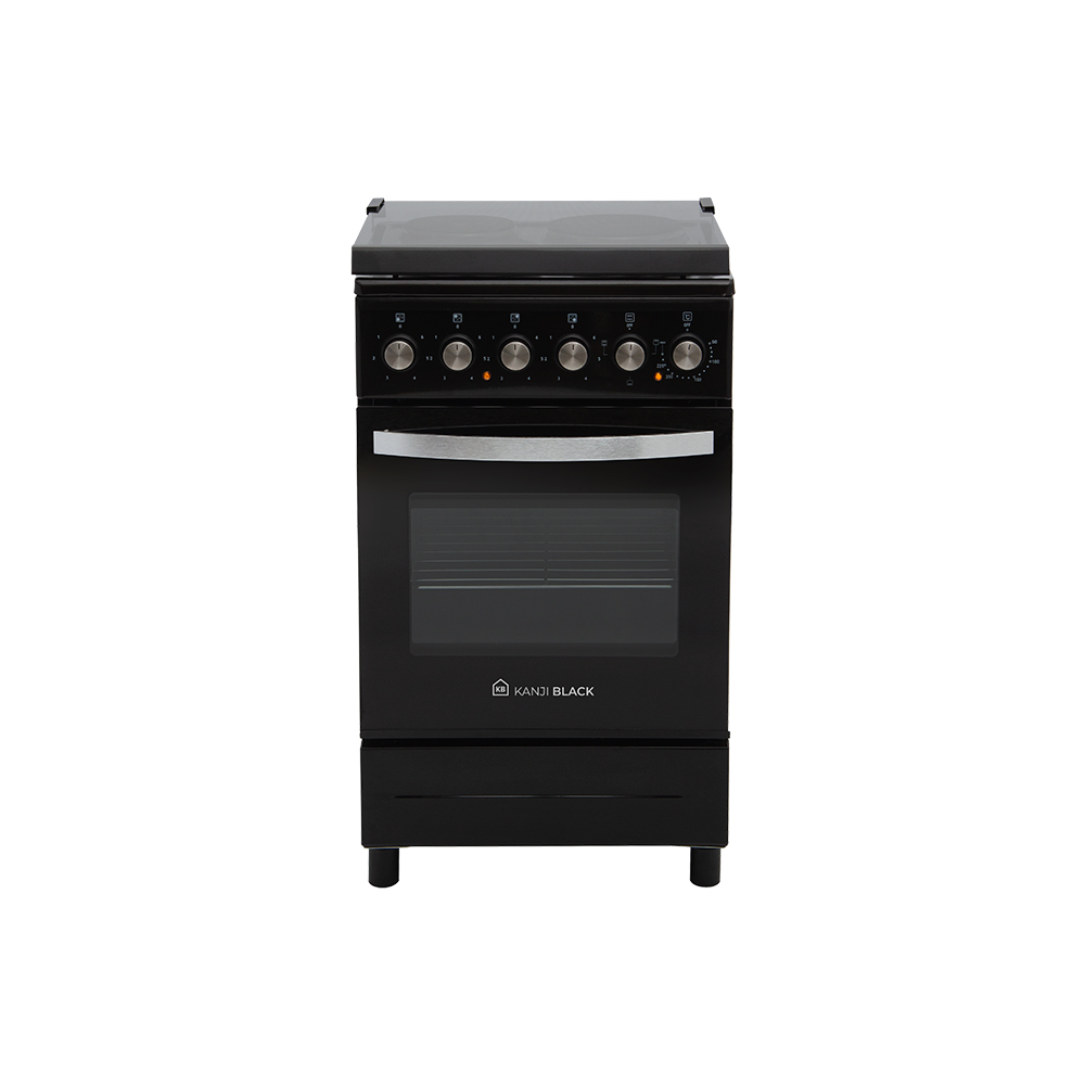 Cocina Eléctrica Kanji Kjh-ekb001v 50cm Grill Color Negro
