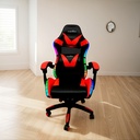 Silla Gamer Sillon Star Vision Con Luz Apoyapiés Reclinable