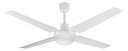 Ventilador De Techo Liliana Vthb114 Blanco - 4 Palas Metal