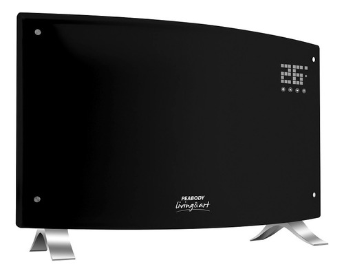 Calefactor Eléctrico Peabody Pe-vqd20 Negro 220v