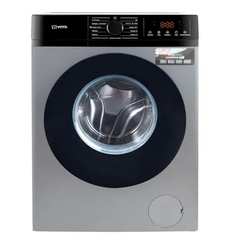 Lavarropas Vitta Inverter 8kg Silver 1200 Rpm Vit-wmcfsl8k