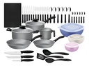 Batería De Cocina Tramontina 28399602 Con 44 Piezas Aluminio