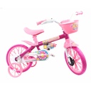 Bicicleta Infantil Reforzada Nathor R12 Rueditas Cantimplora