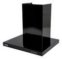 Campana Vitta Slim 3v 60cm S/salida Negro Acero Inoxidable