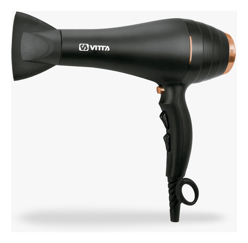 Secador De Pelo Vitta Beauty Negro Y Dorado Vit-hd2200