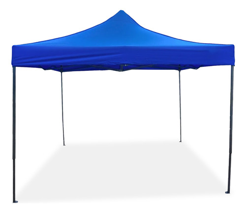 Gazebo Reforzado 3x3 Mts Plegable Autoarmable Microsonic color Azul 