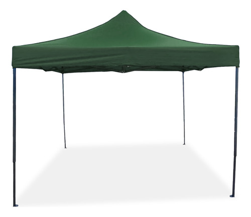 Gazebo Reforzado 3x3 Mts Plegable Autoarmable Microsonic color Verde 