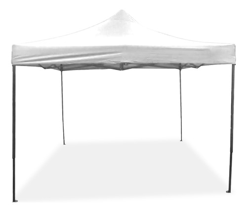 Gazebo Reforzado 3x3 Mts Plegable Autoarmable Microsonic color Blanco 
