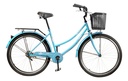 Bicicleta De Paseo Rodado 27 Con Canasto Kanji Turquesa 