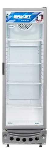 Heladera Exhibidora Vertical Briket Master 3200 315 l 1 . Blanco