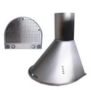 Campana Vitta Semi Circular 3vel 60cm - Acero Inox Plateado