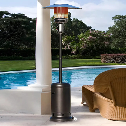 [4439] Calefactor Estufa Patio Daewoo Daczgb-a 14kw Reflector Csi Color Negro