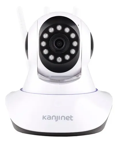Camara Kanji Kj-camip1mx2 Smart Ip 3 Antenas Wifi 720hd. Blanco
