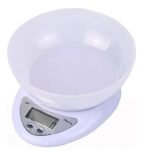 Balanza De Cocina Digital Kanji Home 5kg B05 Con Recipiente Capacidad Máxima 5 Kg Blanco