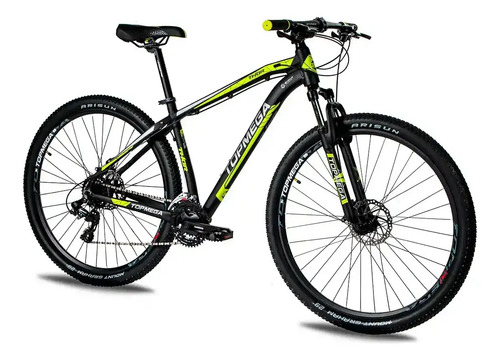 Bicicleta Mtb Top Mega Thor R29 V24 Shimano - Freno A Disco. Negro 18  