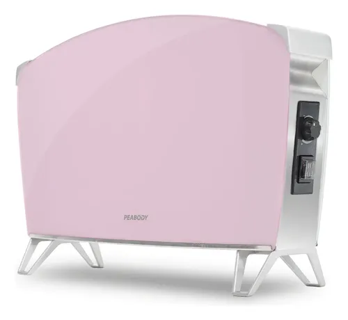[3212] Calefactor Eléctrico Vitroconvector Doble Vidrio Peabody Pe-bvc15p 1500w Color Rosa