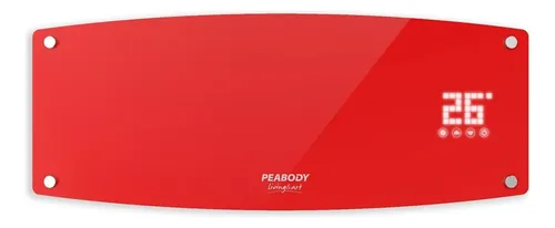 Calefactor Eléctrico Peabody Pe-cv20 Rojo 220v P1 Rojo