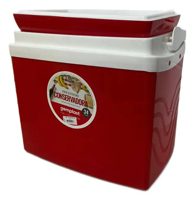 Heladera Conservadora Gemplast  Plástico Playa Camping 34l