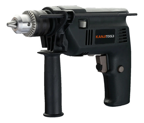 Taladro De Impacto Kanji Tools 13mm 800w Kit-tp8001pb Negro 50 Hz/60hz