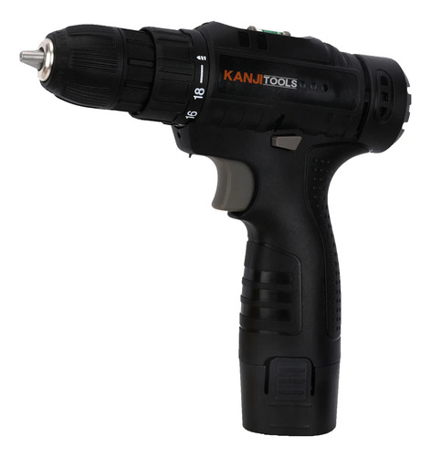 Atornillador Inalambrico Kanji Tools 12v Kit-at121pb Negro 50 60
