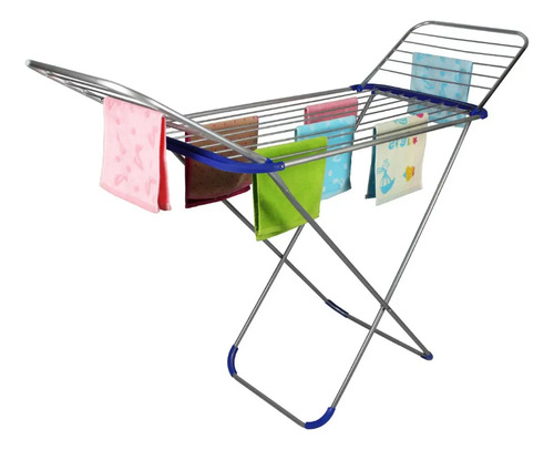 Tender Horizontal De Aluminio Aletas Plegables 173cm Midow Plateado