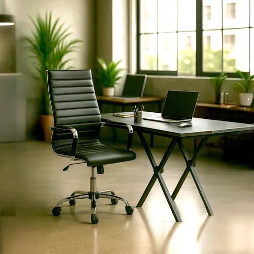 [6236] Silla Escritorio Ultrom Oficina Ejecutiva Ergonomica (Negro)