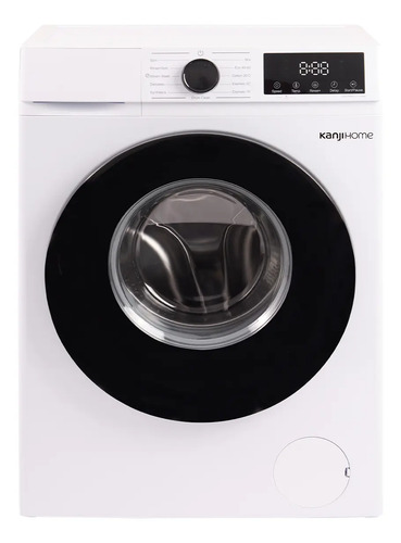 [6338] Lavarropas Kanji Kjh-wmcfwt8k 8kg Inverter Frontal Blanco Blanco