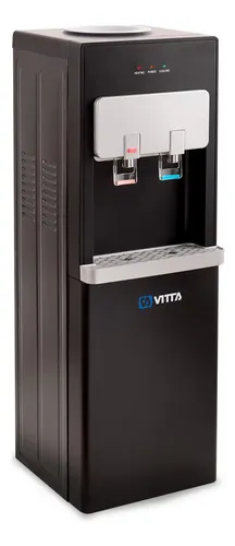Dispenser De Agua Vitta Frío/calor Con Conservadora Dafcb002 Negro