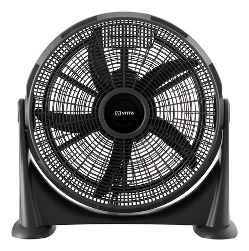 Ventilador Turbo 20 85w Vitta Potente - 5 Aspas Reclinable 50 Cm 50 Hz Negro Plástico 5