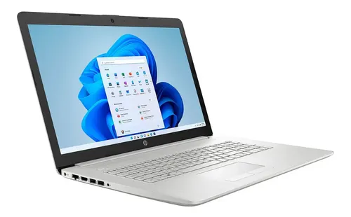 Notebook Hp 17.3 I3 11gen 8gb Ram 256gb Ssd Natural Silver Plateado